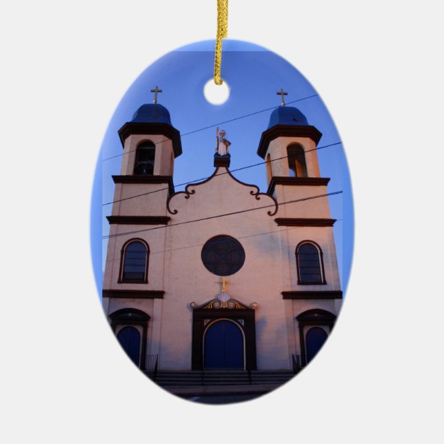 Ornamento De Cerâmica O memorial do pescador (Frente)