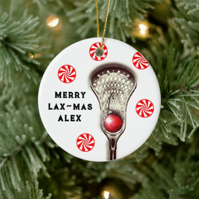 Ornamento De Cerâmica O Merry Lax-mas Original (Árvore)