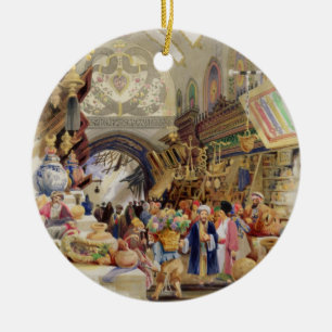 Ornamento De Cerâmica O Missr Tcharsky, ou mercado egípcio, em Constan