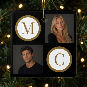 Ornamento De Cerâmica O Modo Como Somos Foto de Casal Personalizada Mono