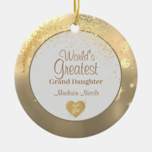 Ornamento De Cerâmica O Natal da Grande Filha do Mundo