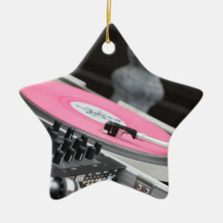 Ornamento De Cerâmica O Natal DJ Ornament