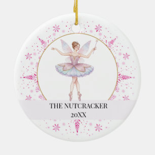 Ornamento De Cerâmica O Natal do Ballet Quebra-Nozes