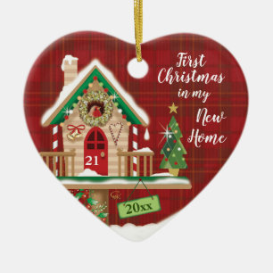 Ornamento De Cerâmica ø Natal, minha casa nova, Birdhouse