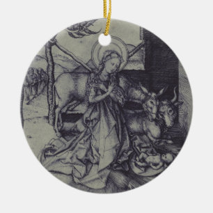 Ornamento De Cerâmica O Natal Natividade Stark Ink Art