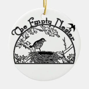 Ornamento De Cerâmica O Nester vazio