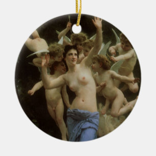 Ornamento De Cerâmica O ninho dos Wasp de William Adolphe Bouguereau