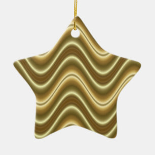 Ornamento De Cerâmica o ouro alinha o teste padrão