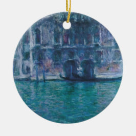 Ornamento De Cerâmica O palácio da Mula Claude Monet  Garrafa 
