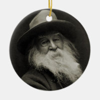 O poeta de riso Walt Whitman do filósofo