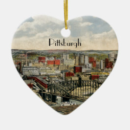 Ornamento De Cerâmica O ponto Pittsburgh 1931