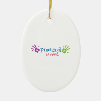 Ornamento De Cerâmica O pré-escolar é legal