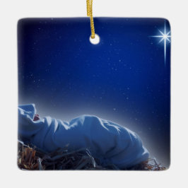 Ornamento De Cerâmica O presente do Natal