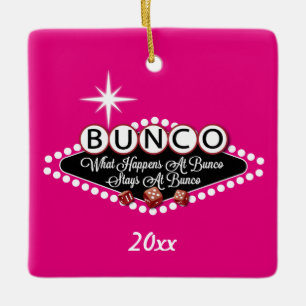 Ornamento De Cerâmica O que acontece em Bunco