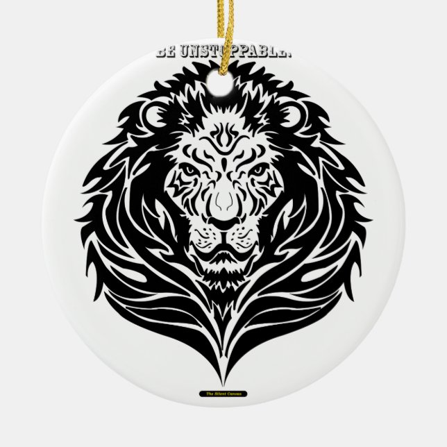 Ornamento De Cerâmica O rei QUE NADA PODE PARAR (Frente)