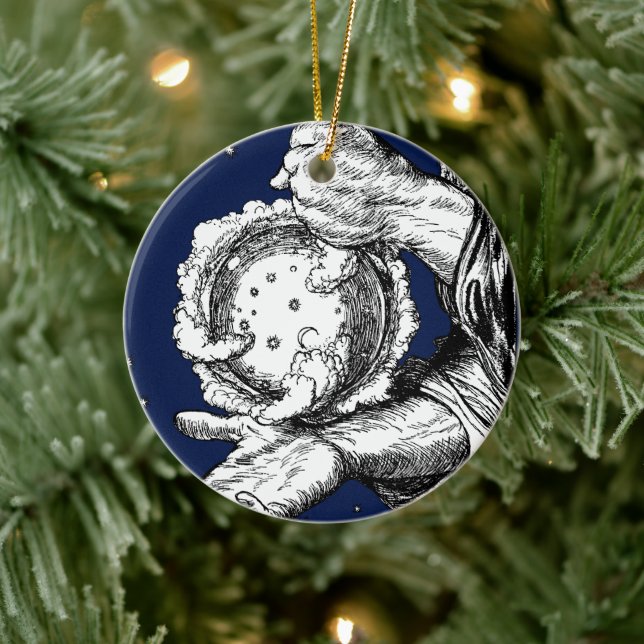 Ornamento De Cerâmica O Rubaiyat da Criação de Omar Khayyam (Árvore)