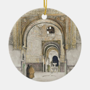 Ornamento De Cerâmica O Salão das duas irmãs (Sala de las dos Herma