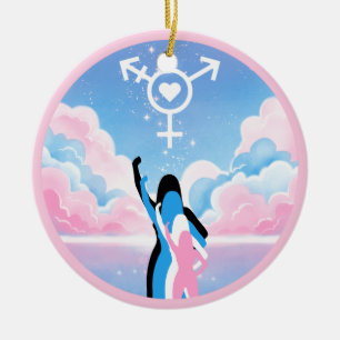 Ornamento De Cerâmica O Sinal Trans