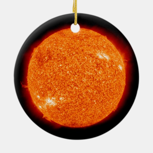 Ornamento De Cerâmica O Sol (Traseira)