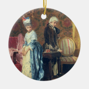 Ornamento De Cerâmica O tiff dos amantes, 1872 (óleo no painel)