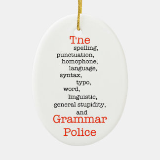 Ornamento De Cerâmica O tudo polícia