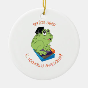 Ornamento De Cerâmica O último ano é Toadally impressionante!