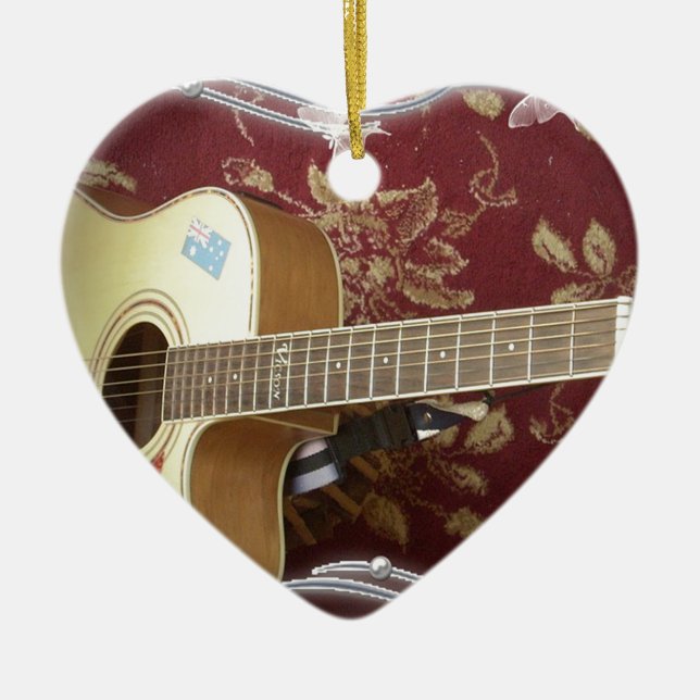 Ornamento De Cerâmica O velho é o ouro Hakuna Matata. (Frente)