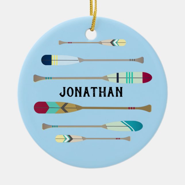 Ornamento De Cerâmica Oares do estilo Vintage (Frente)