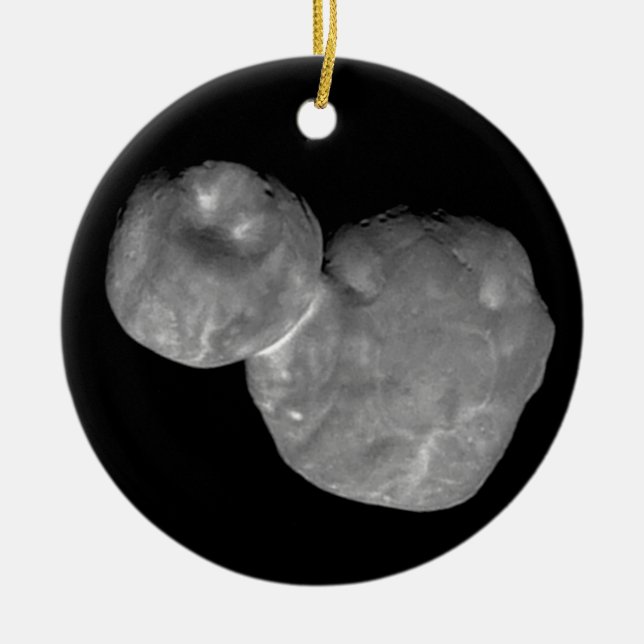 Ornamento De Cerâmica Objeto Ultima Thule Arrokoth Kuiper Belt (Frente)