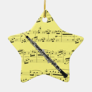 Ornamento De Cerâmica Oboe - escolha sua cor