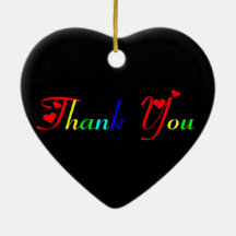 Obrigado com Corações Vermelhos