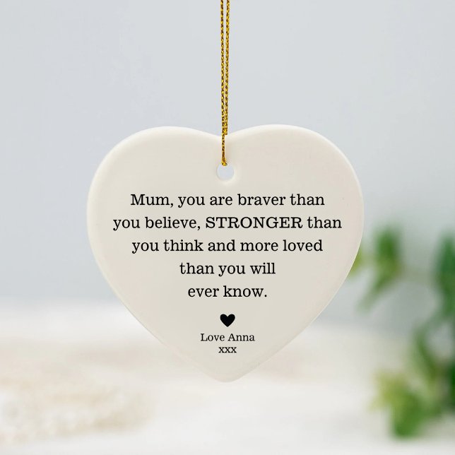 Ornamento De Cerâmica Obrigado Mãe Mãe Mamãe De Aniversário (Criador carregado)