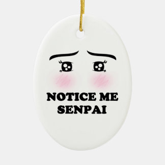 Ornamento De Cerâmica Observe-me menina de cora Kawaii Suki do Anime de