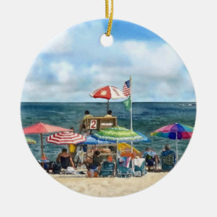 Ornamento De Cerâmica Ocean Grove NJ – Praia fora da Embury Avenue
