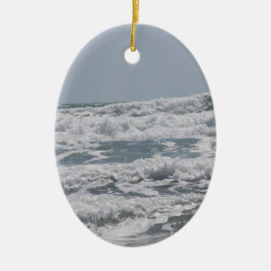 Ornamento De Cerâmica Oceano Atlântico