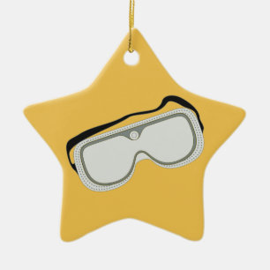 Ornamento De Cerâmica Óculos de segurança