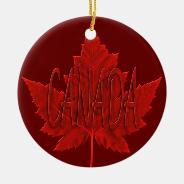 Ornamento De Cerâmica Ofertas Personalizadas do Canadá para Souvenir do  (Frente)