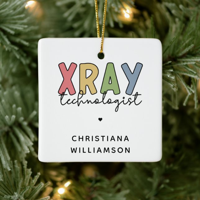 Ornamento De Cerâmica Ofertas técnicas de raios-X personalizadas do Xray (Árvore)