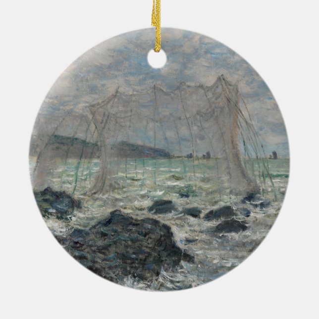 Ornamento De Cerâmica Oglala Lakota Sioux Flag (Traseira)