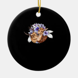 Ornamento De Cerâmica Oh Deer Estilo Minimalista Limpo