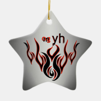 Ornamento De Cerâmica Oh, meu Deus!