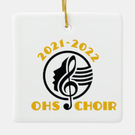 Ornamento De Cerâmica OHSChoir 2021-2022