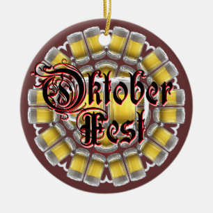 Ornamento De Cerâmica Oktoberfest