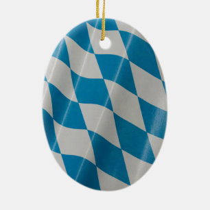 Ornamento De Cerâmica Oktoberfest Flag Colors Bavaria
