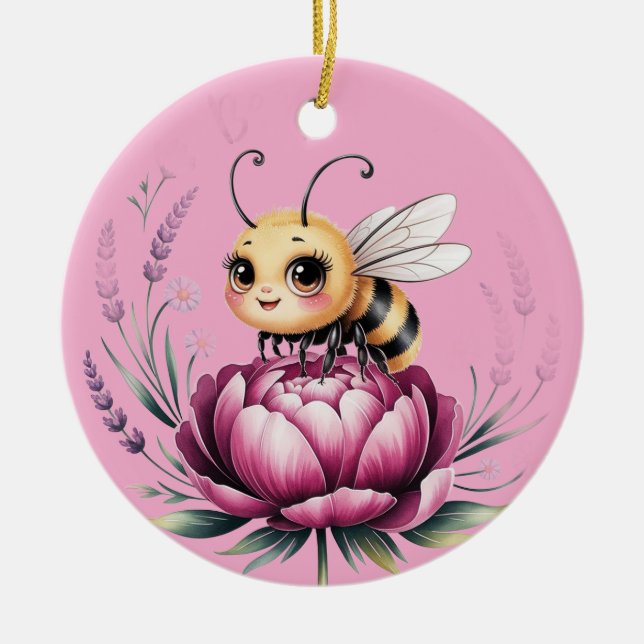 Ornamento De Cerâmica Olá verão  (Frente)