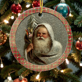 Ornamento De Cerâmica Old Victorian Rustic Family Personalized