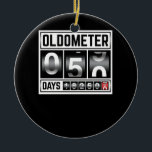 Ornamento De Cerâmica OLDOMETER 50 Years Old Made In 1971 50th Birthday<br><div class="desc">OLDOMETER 50 Years Old Made In 1971 50th Birthday</div>