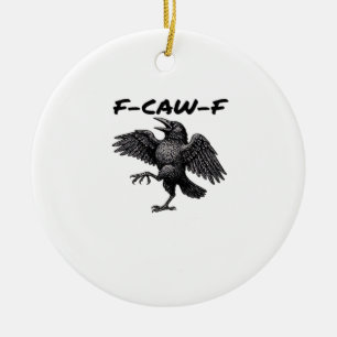 Ornamento De Cerâmica Olhar Gráfico Vintage Essencial F Caw F