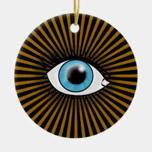 Ornamento De Cerâmica Olho Azul de Hórus