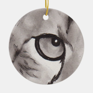 Ornamento De Cerâmica Olho do Leopardo – Coleção Olhar
